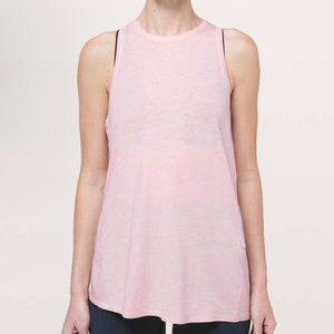 Lululemon All Tied Up Tank (Pima Cotton) size 4 - light pink